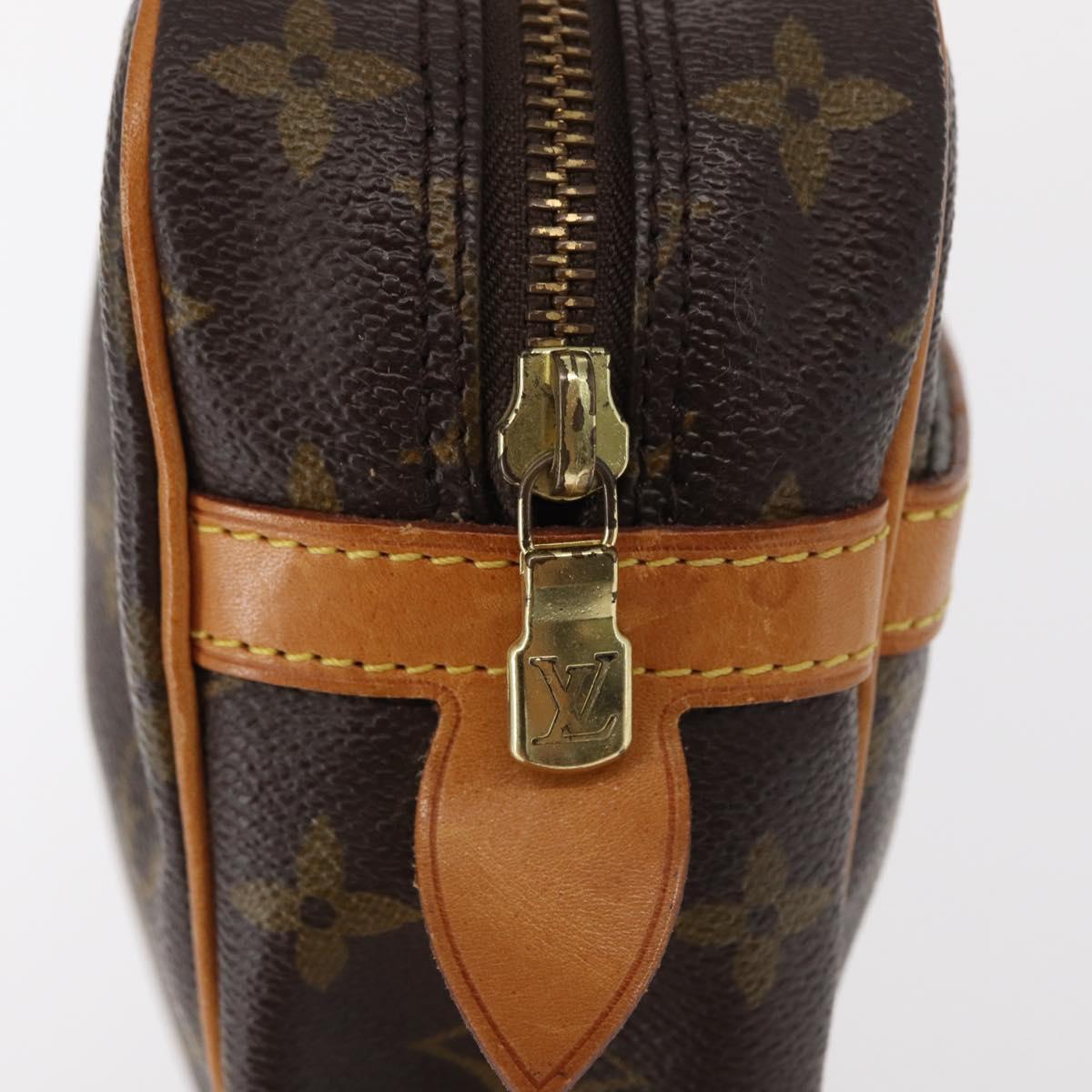 LOUIS VUITTON Monogram Compiegne 28 Clutch Bag M51845 LV Auth am9834