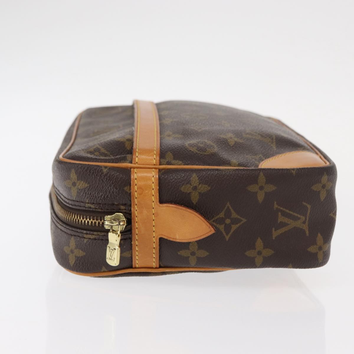 LOUIS VUITTON Monogram Compiegne 28 Clutch Bag M51845 LV Auth am9834