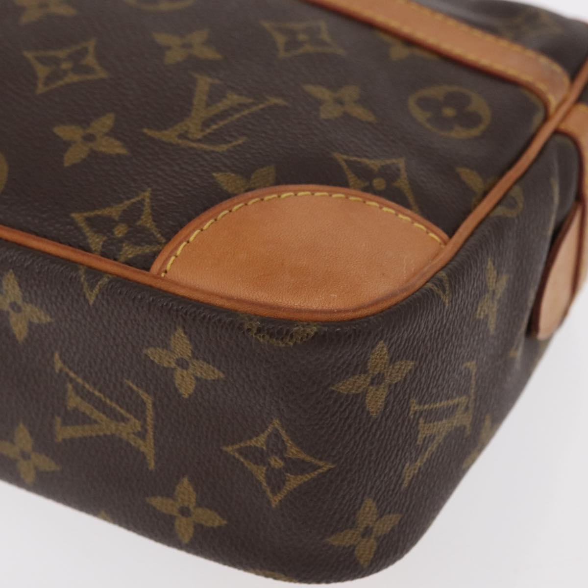 LOUIS VUITTON Monogram Compiegne 28 Clutch Bag M51845 LV Auth am9838