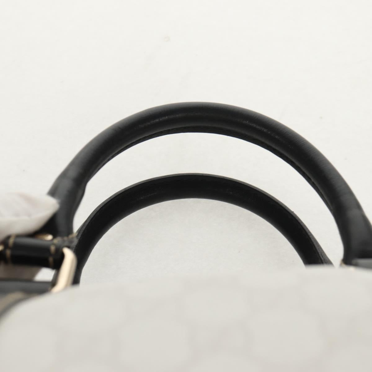 GUCCI GG Supreme Boston Bag PVC White Gold 193603 Auth am9846V