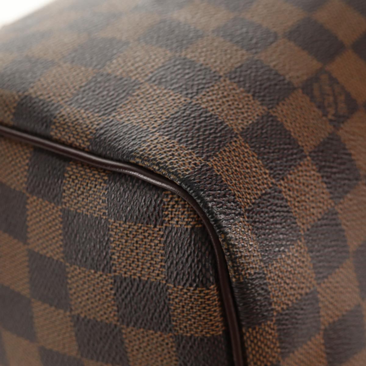 LOUIS VUITTON Damier Ebene Speedy 30 Hand Bag N41364 LV Auth am9848V