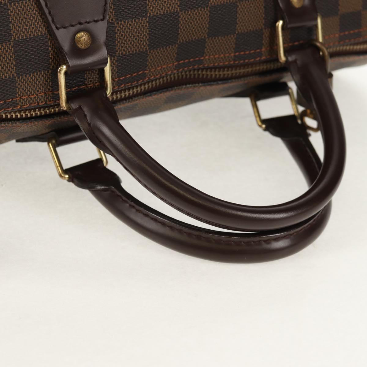 LOUIS VUITTON Damier Ebene Speedy 30 Hand Bag N41364 LV Auth am9848V