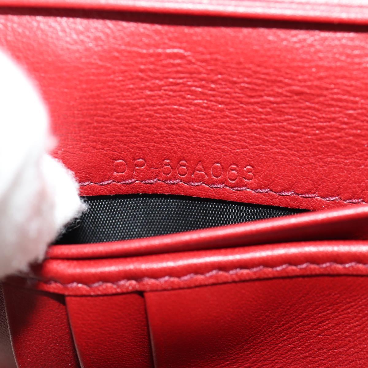 Salvatore Ferragamo Gancini Compact Wallet Leather Black Silver Auth am9850V