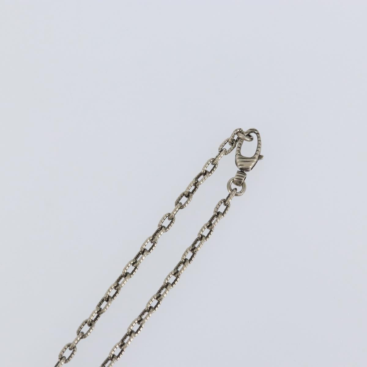 GUCCI Arabesque Necklace Ag925 Silver Auth am9853