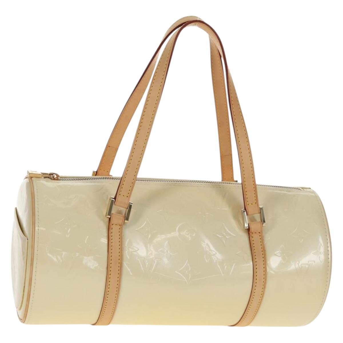 LOUIS VUITTON Monogram Vernis Bedford Hand Bag Perle M91331 LV Auth am9856V