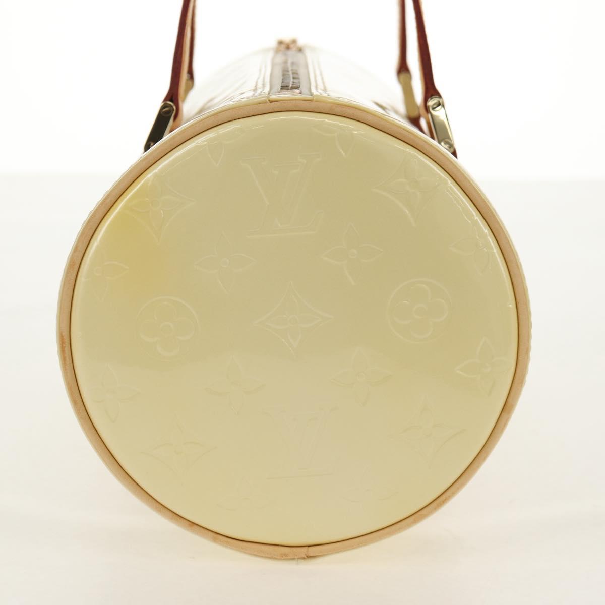 LOUIS VUITTON Monogram Vernis Bedford Hand Bag Perle M91331 LV Auth am9856V