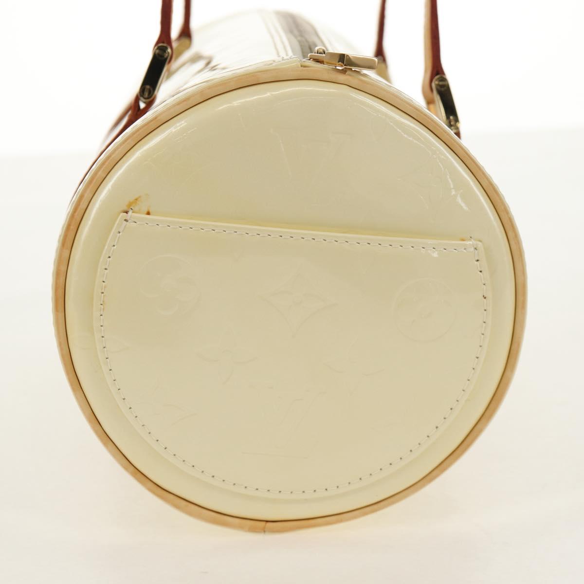 LOUIS VUITTON Monogram Vernis Bedford Hand Bag Perle M91331 LV Auth am9856V