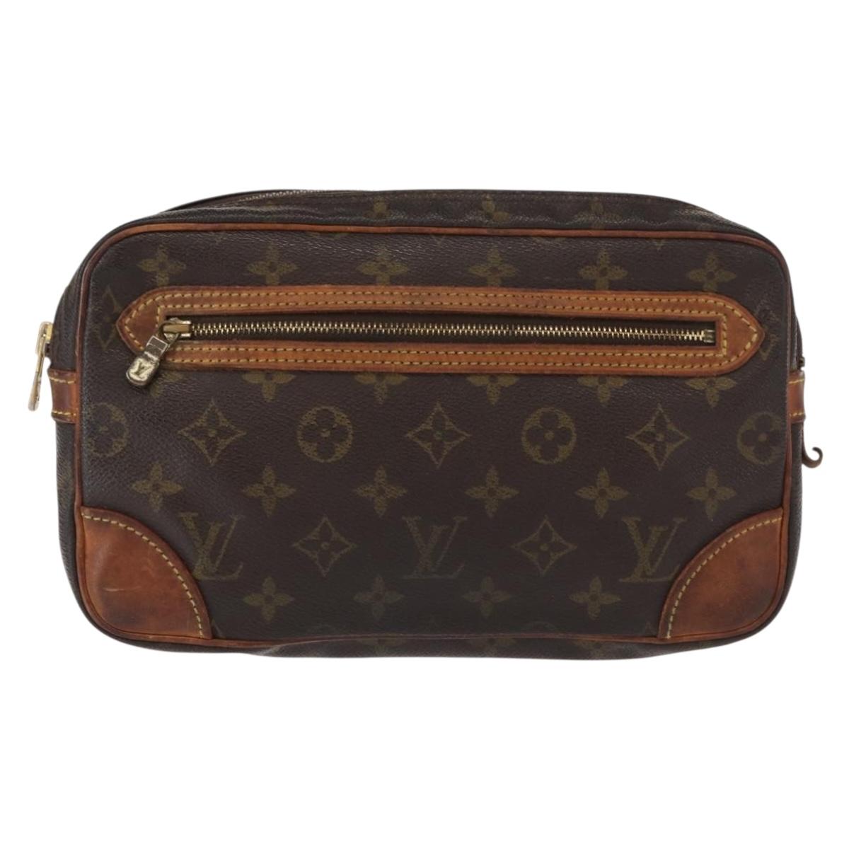 LOUIS VUITTON Monogram Marly Dragonne GM Clutch Bag M51825 LV Auth am9862