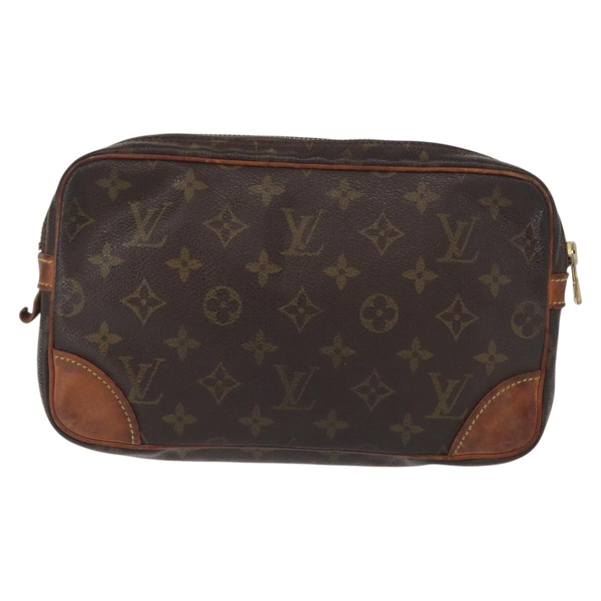LOUIS VUITTON Monogram Marly Dragonne GM Clutch Bag M51825 LV Auth am9862