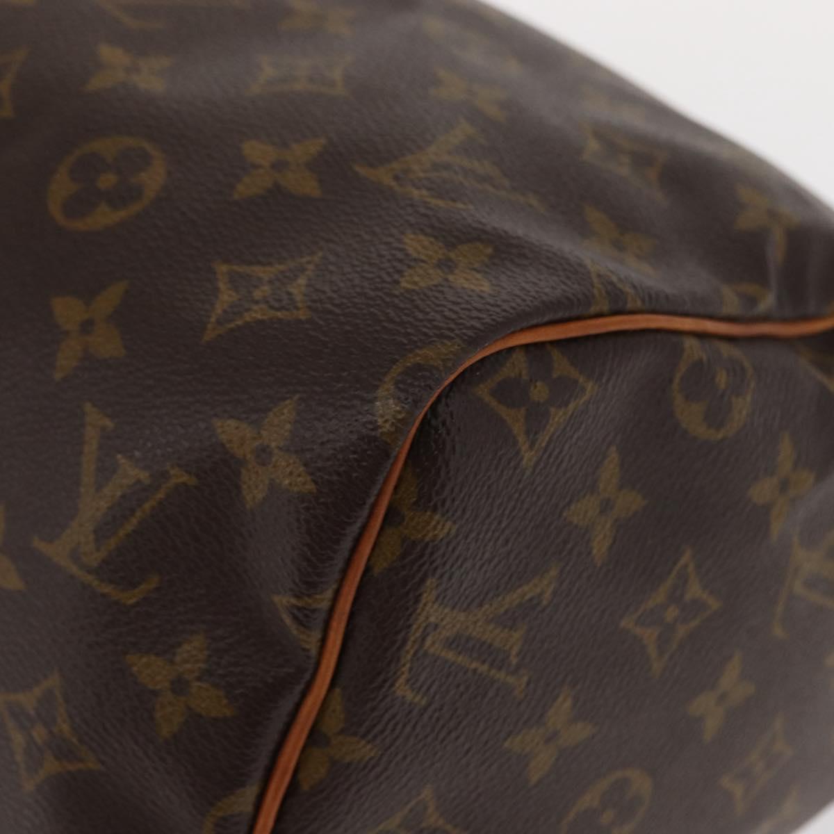 LOUIS VUITTON Monogram Speedy 30 Hand Bag M41526 LV Auth am9870