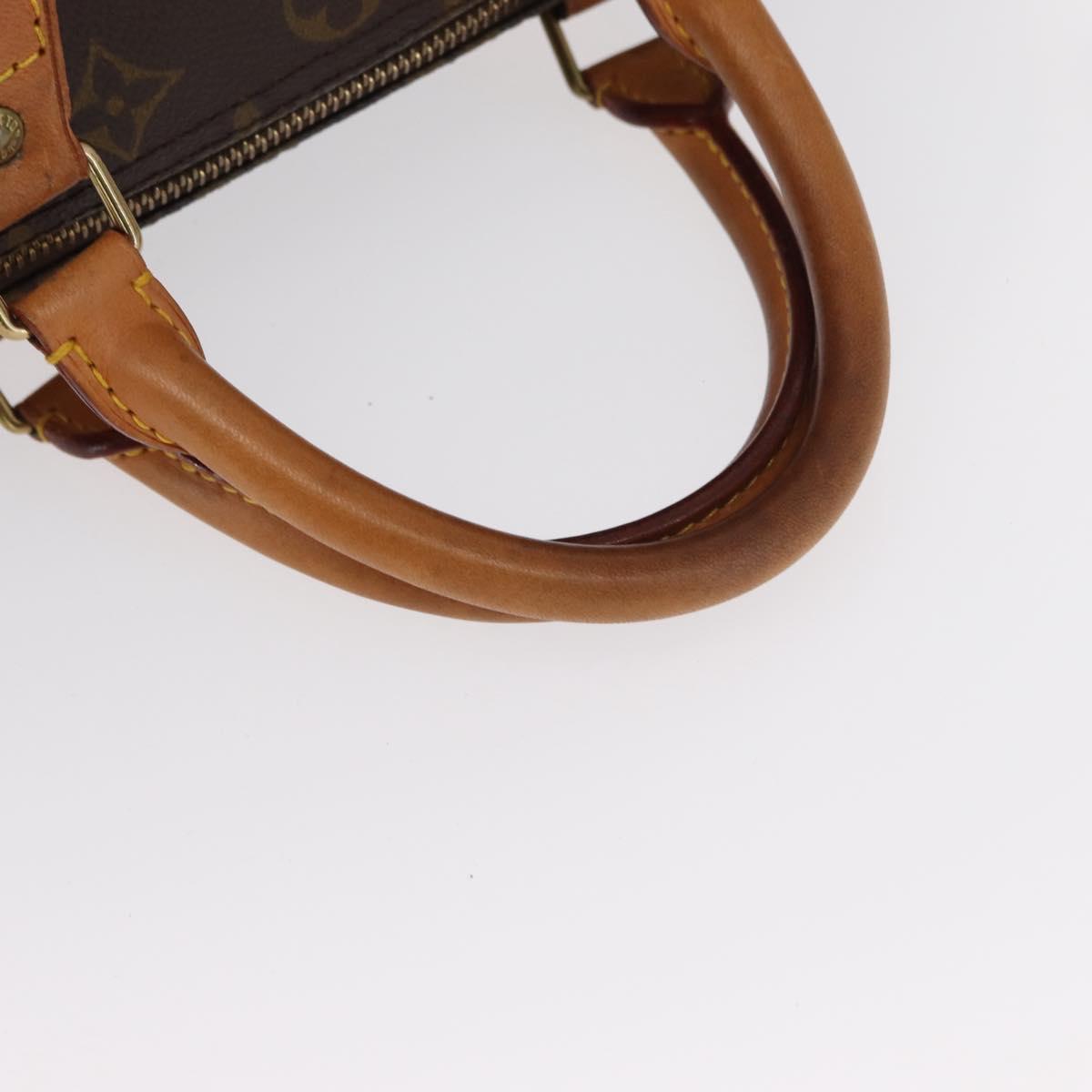 LOUIS VUITTON Monogram Speedy 30 Hand Bag M41526 LV Auth am9870