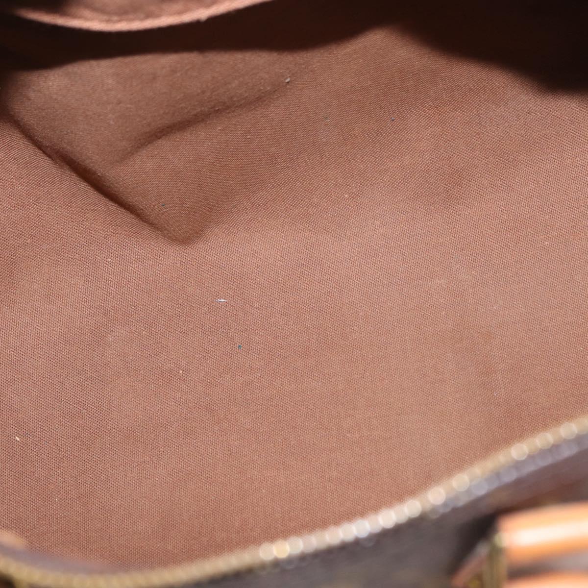 LOUIS VUITTON Monogram Speedy 35 Hand Bag M41524 LV Auth am9871