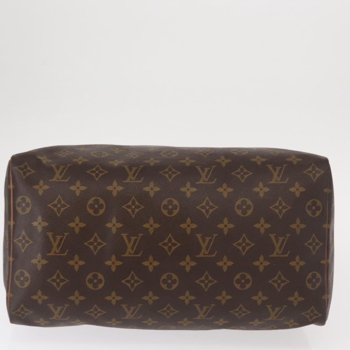 LOUIS VUITTON Monogram Speedy 35 Hand Bag M41524 LV Auth am9871