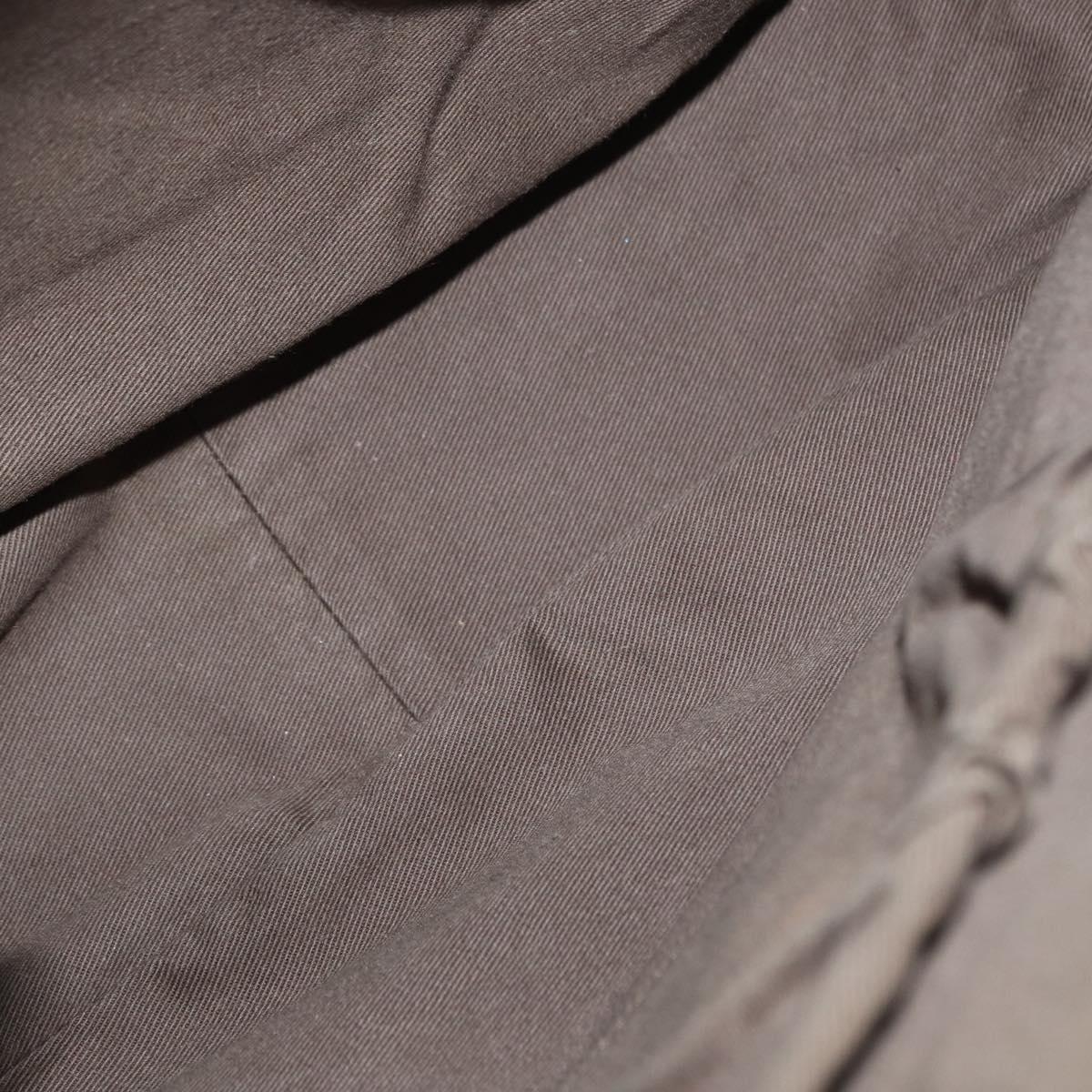 Chloe Marcie Hand Bag Leather Black Gold Auth am9872