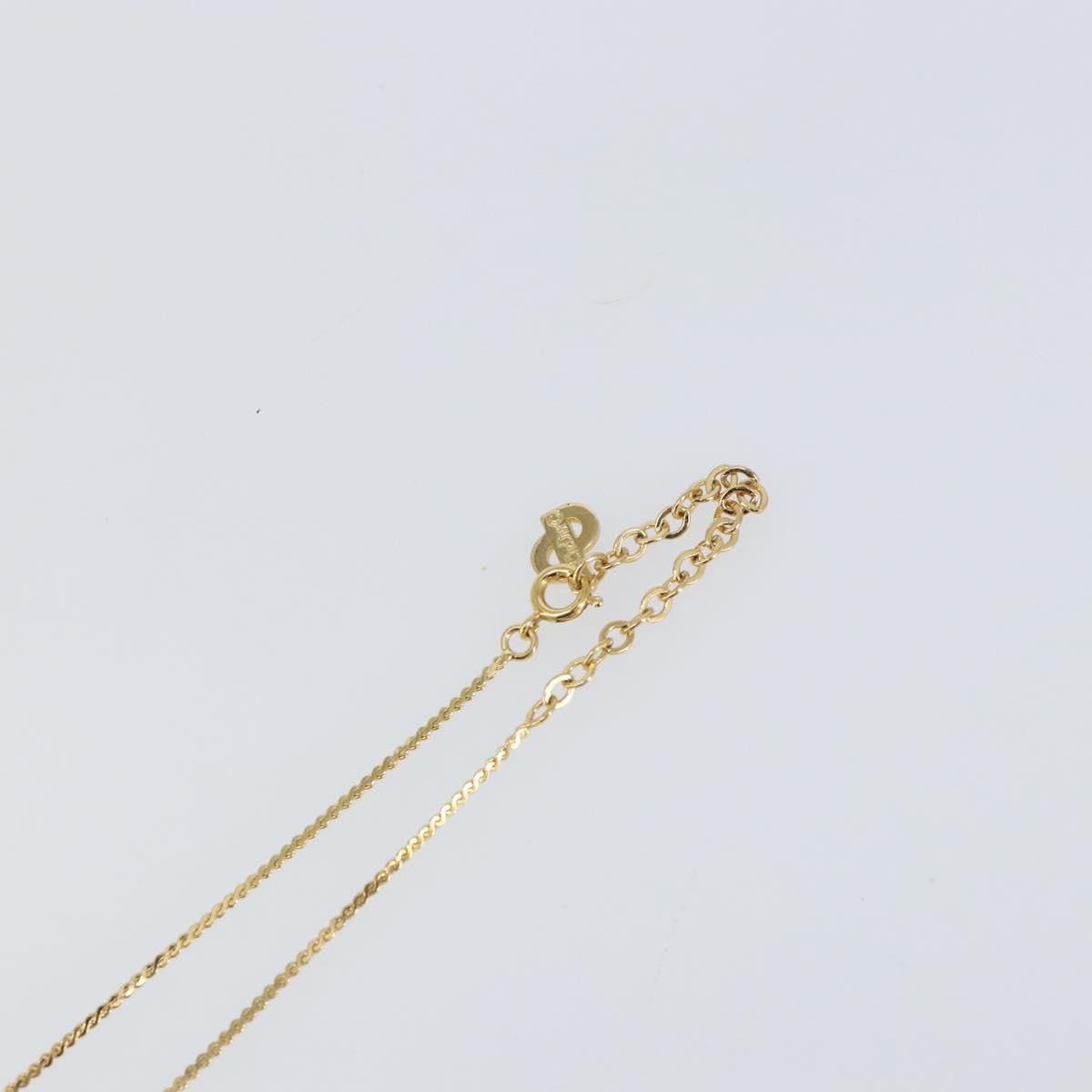 Christian Dior Necklace metal Gold Auth am9879