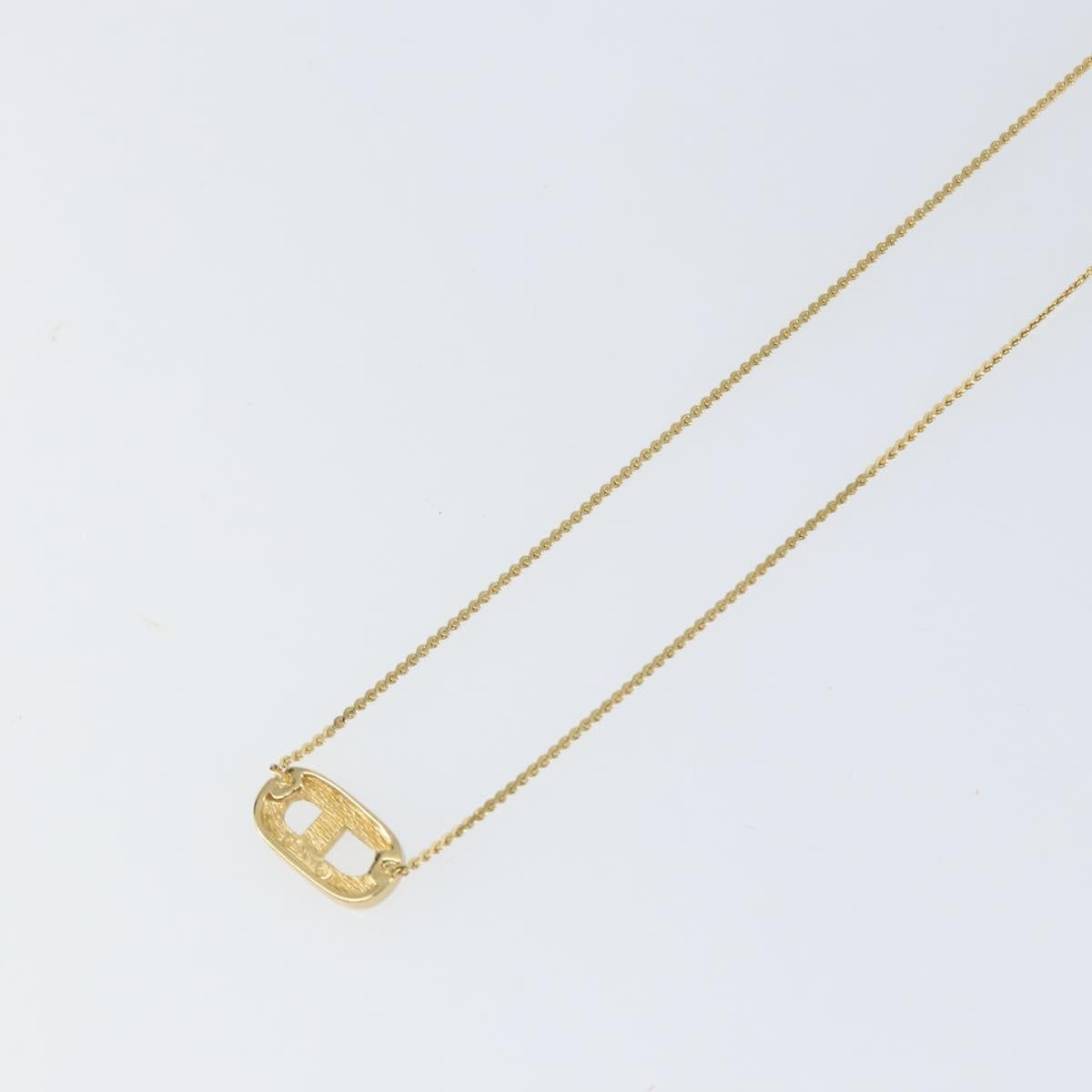 Christian Dior Necklace metal Gold Auth am9879