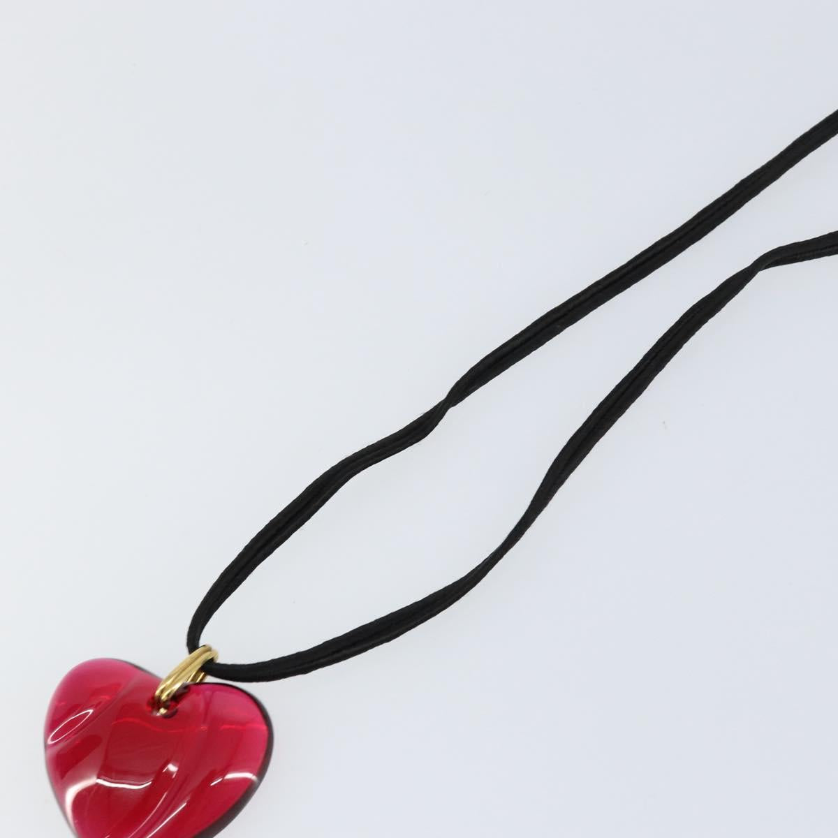 Baccarat Necklace Red Auth am9881