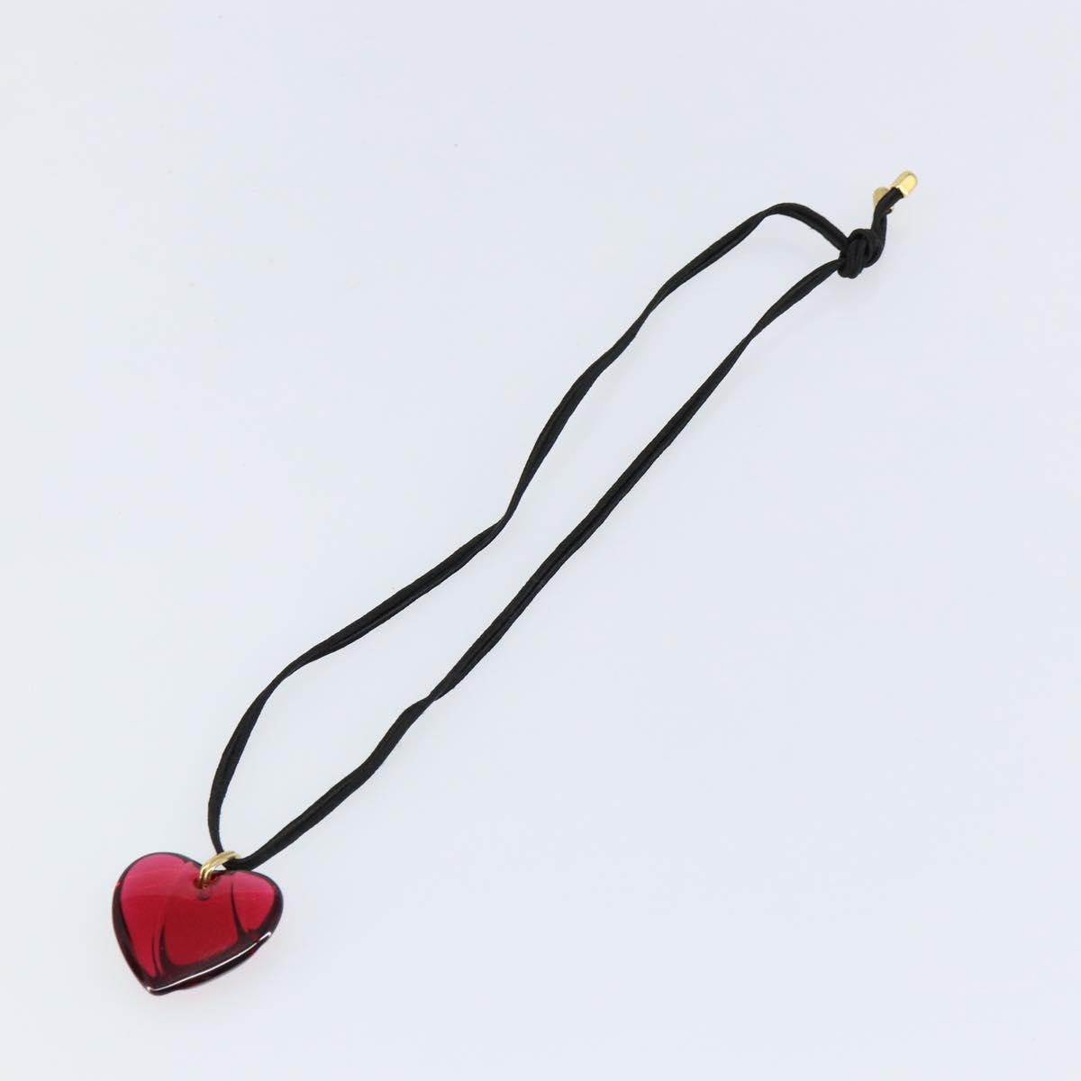Baccarat Necklace Red Auth am9881