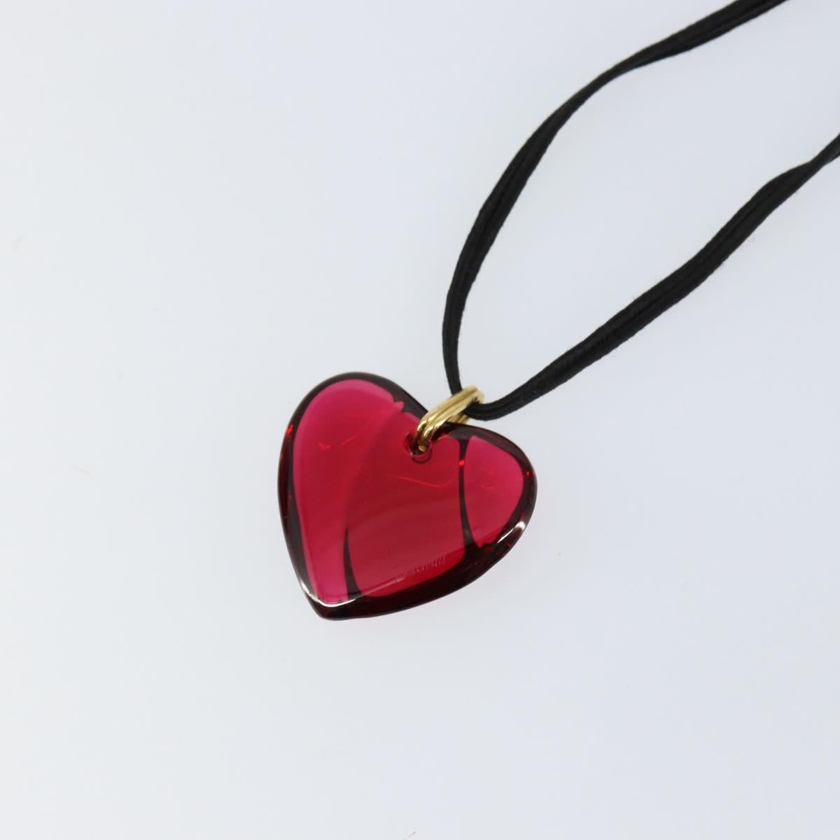 Baccarat Necklace Red Auth am9881