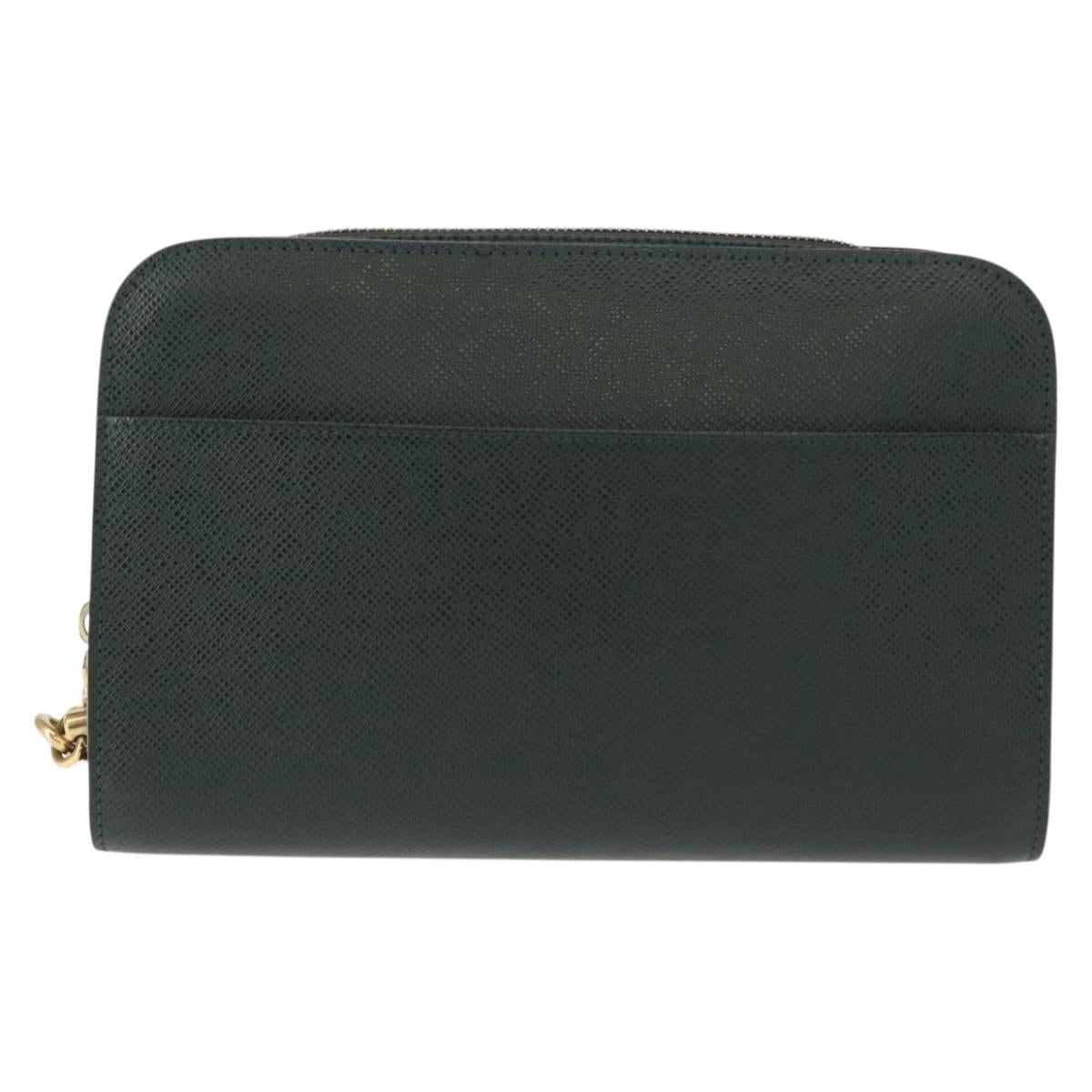 LOUIS VUITTON Taiga Baikal Clutch Bag Epicea M30184 LV Auth am9901