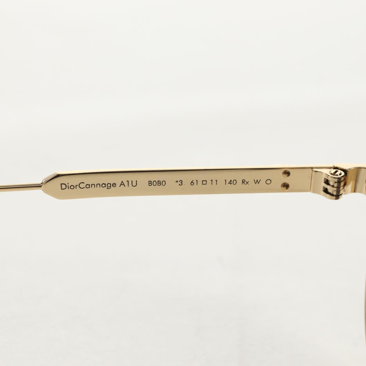 Christian Dior Sunglasses metal Gold Auth am9902M