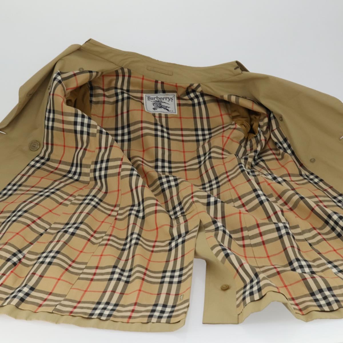 Burberrys Trench Coat Cotton M Beige Auth am9904