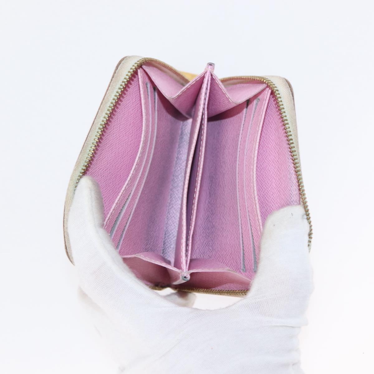 LOUIS VUITTON Zippy Coin Purse Multicles 4 Coin Purse 2 Set White Auth am9908