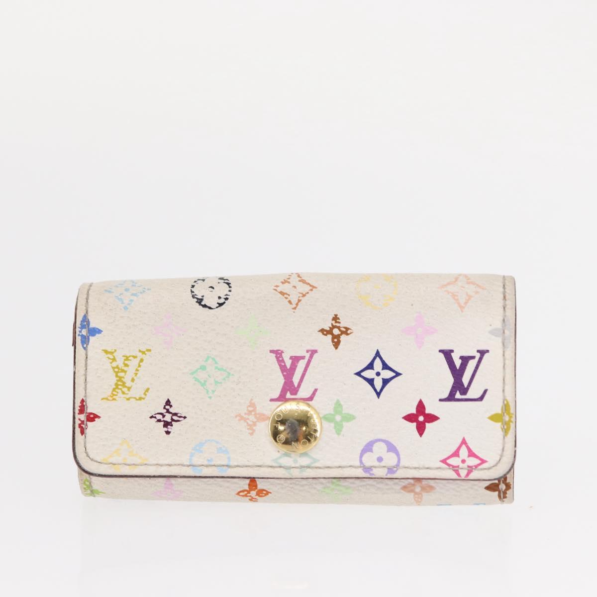 LOUIS VUITTON Zippy Coin Purse Multicles 4 Coin Purse 2 Set White Auth am9908