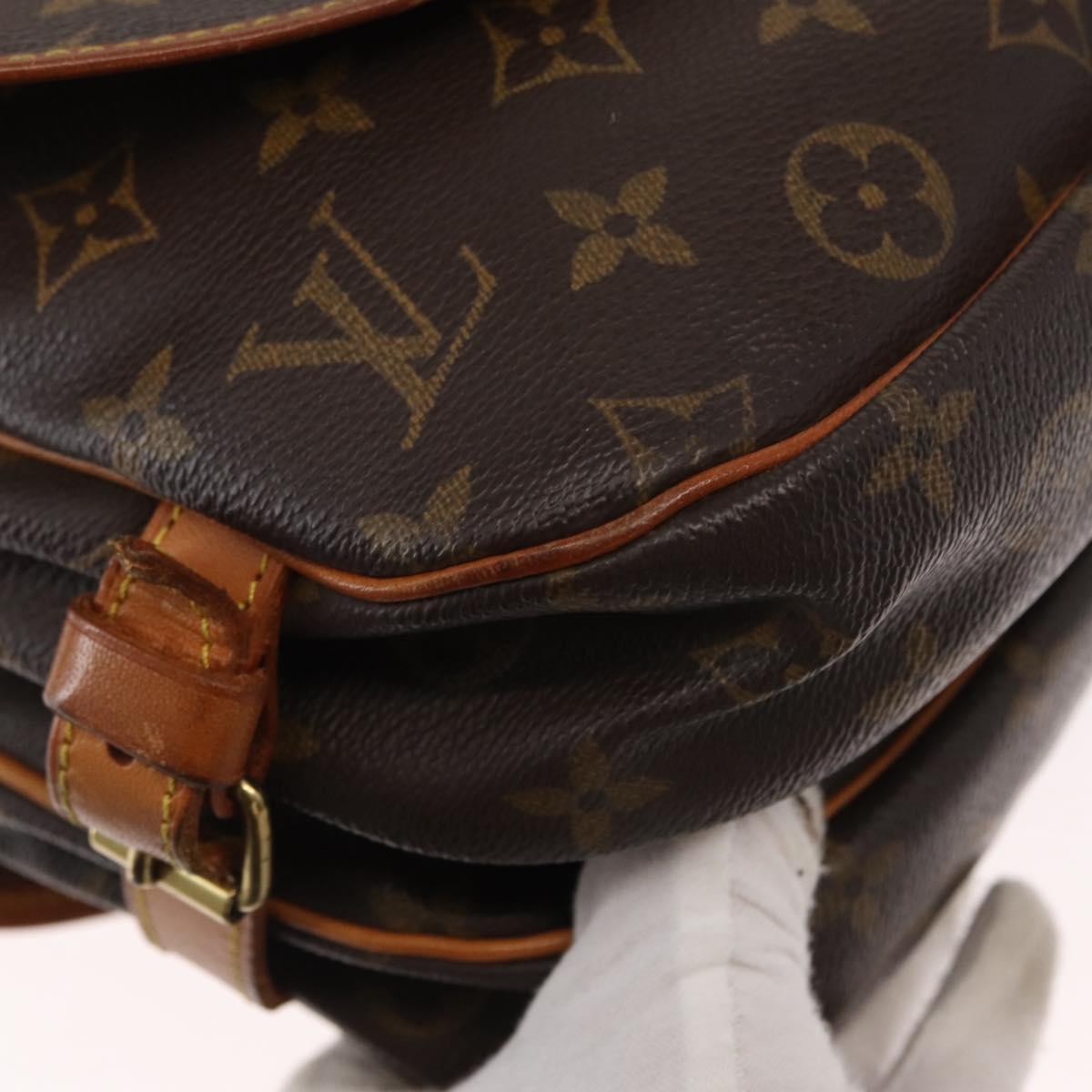 LOUIS VUITTON Monogram Saumur 30 Shoulder Bag M42256 LV Auth am9911
