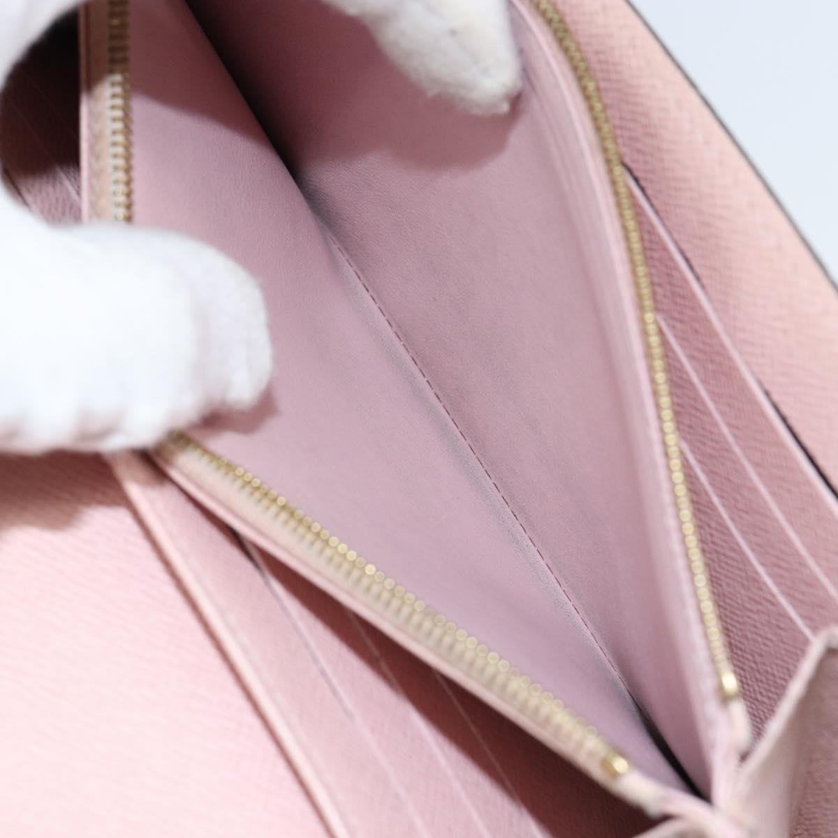 LOUIS VUITTON Damier Ebene Portefeuille Sarah Long Wallet N63209 LV Auth am9916