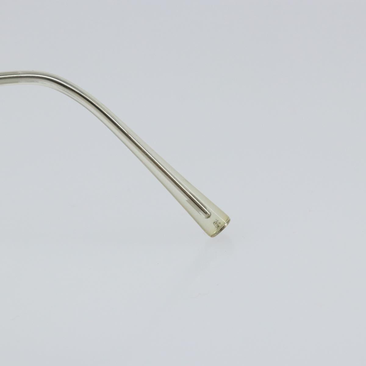 CHANEL Sunglasses metal Silver CC Auth am9919