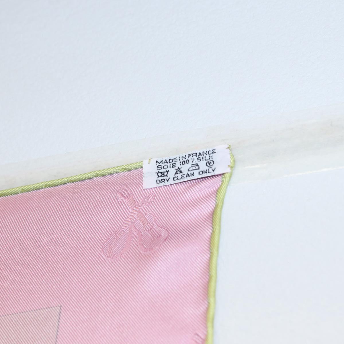 HERMES Carre 90 Scarf ""FETES VENITIENNES"" Silk Purple Auth am9932