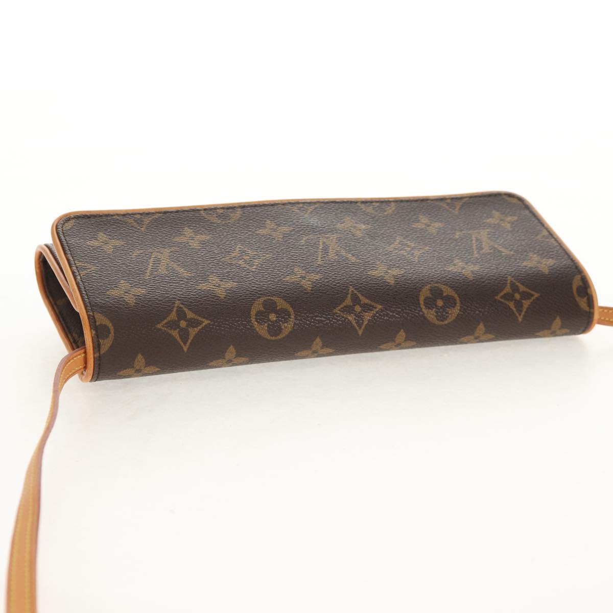 LOUIS VUITTON Monogram Pochette Twin GM Shoulder Bag M51852 LV Auth am9937V