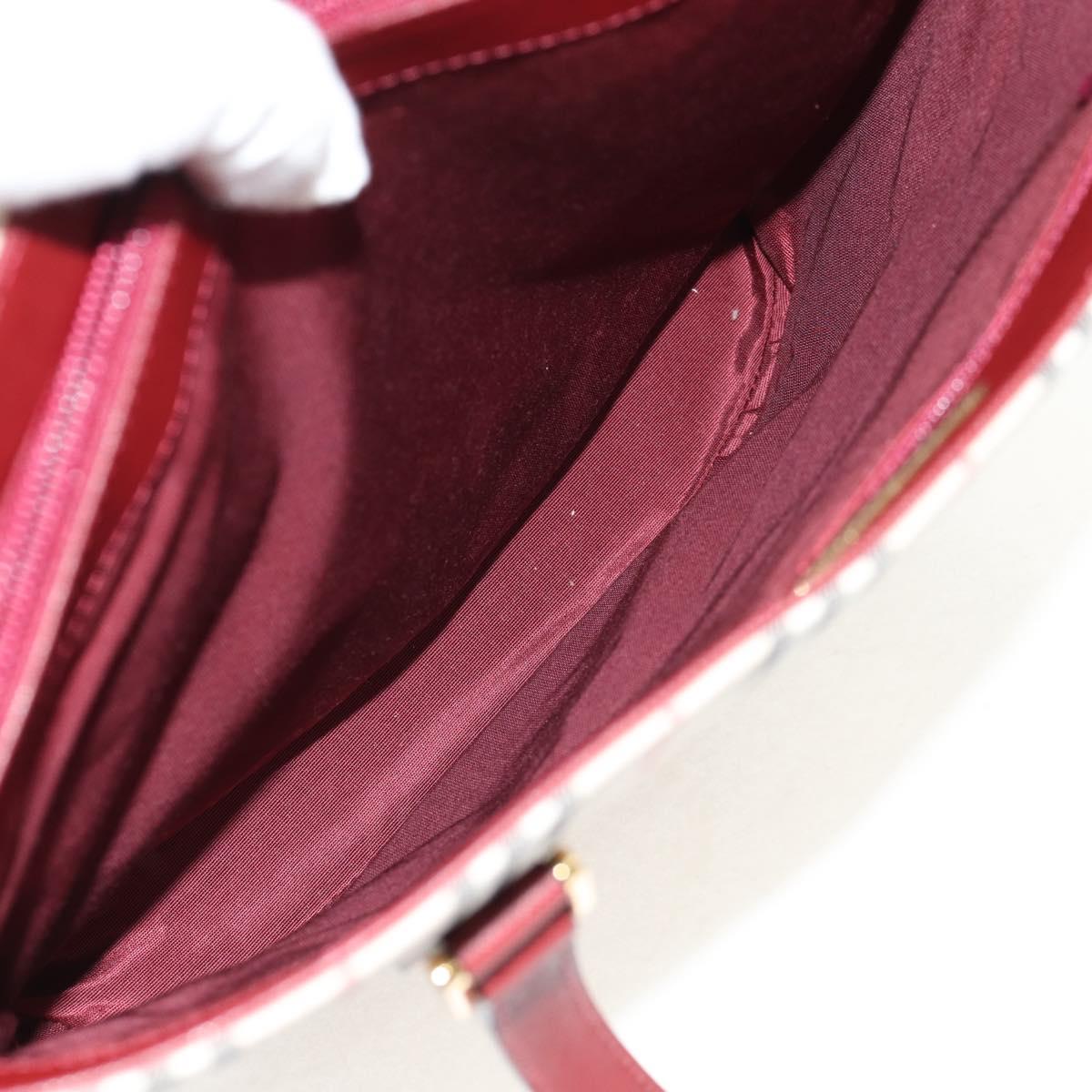 BURBERRY Nova Check Tote Bag Canvas Beige Gold Auth am9938V