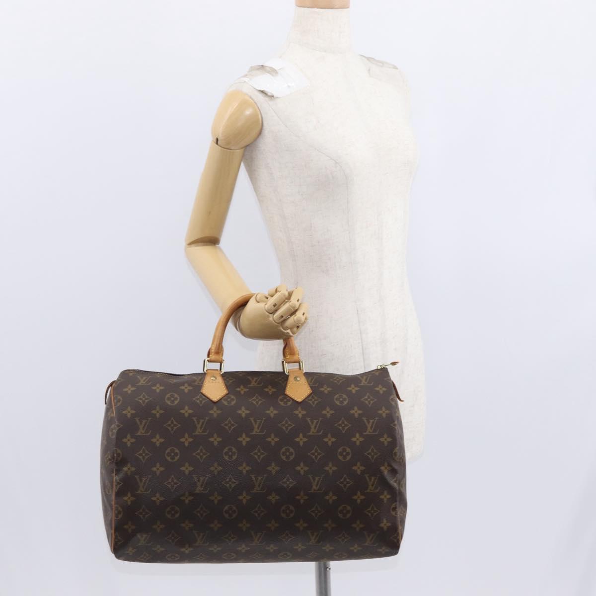 LOUIS VUITTON Monogram Speedy 40 Hand Bag M41522 LV Auth am9964