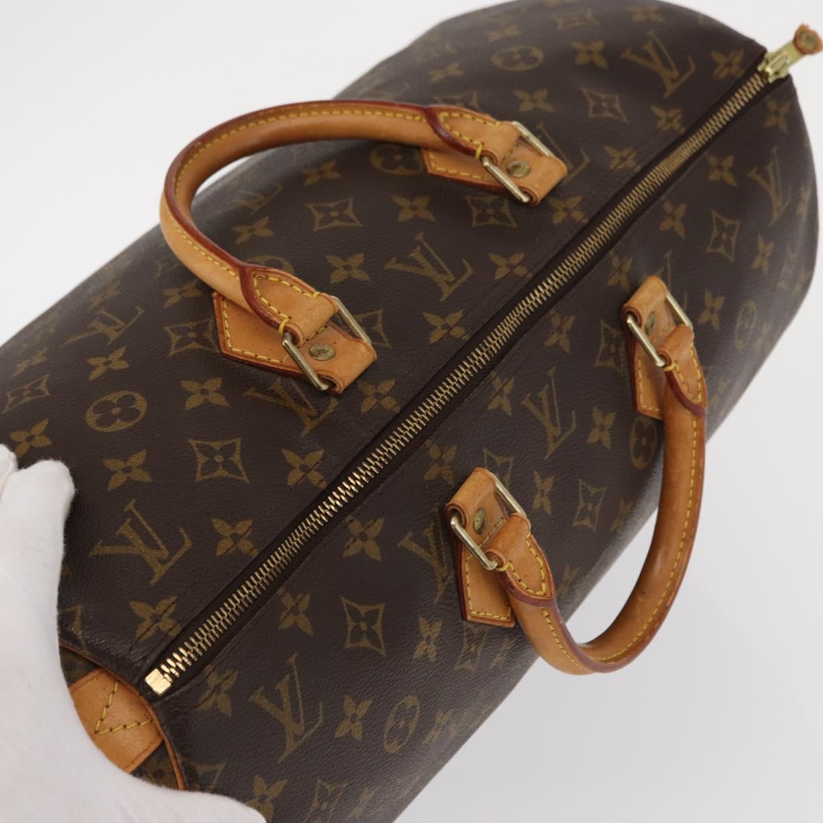 LOUIS VUITTON Monogram Speedy 40 Hand Bag M41522 LV Auth am9964