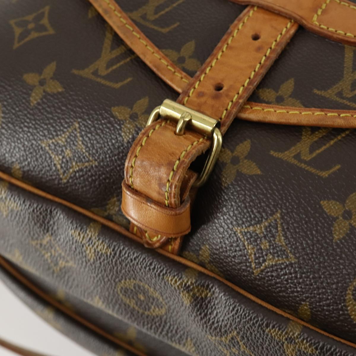 LOUIS VUITTON Monogram Saumur 30 Shoulder Bag M42256 LV Auth am9966