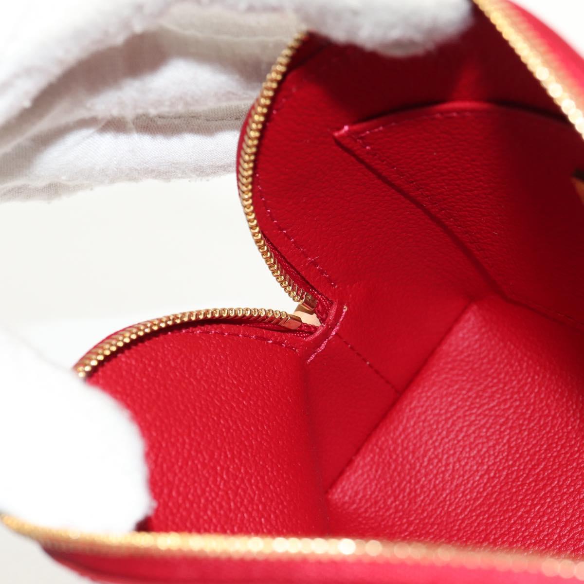 LOUIS VUITTON Monogram Vernis Pochette Pouch Rose Indian M90009 LV Auth am9994V