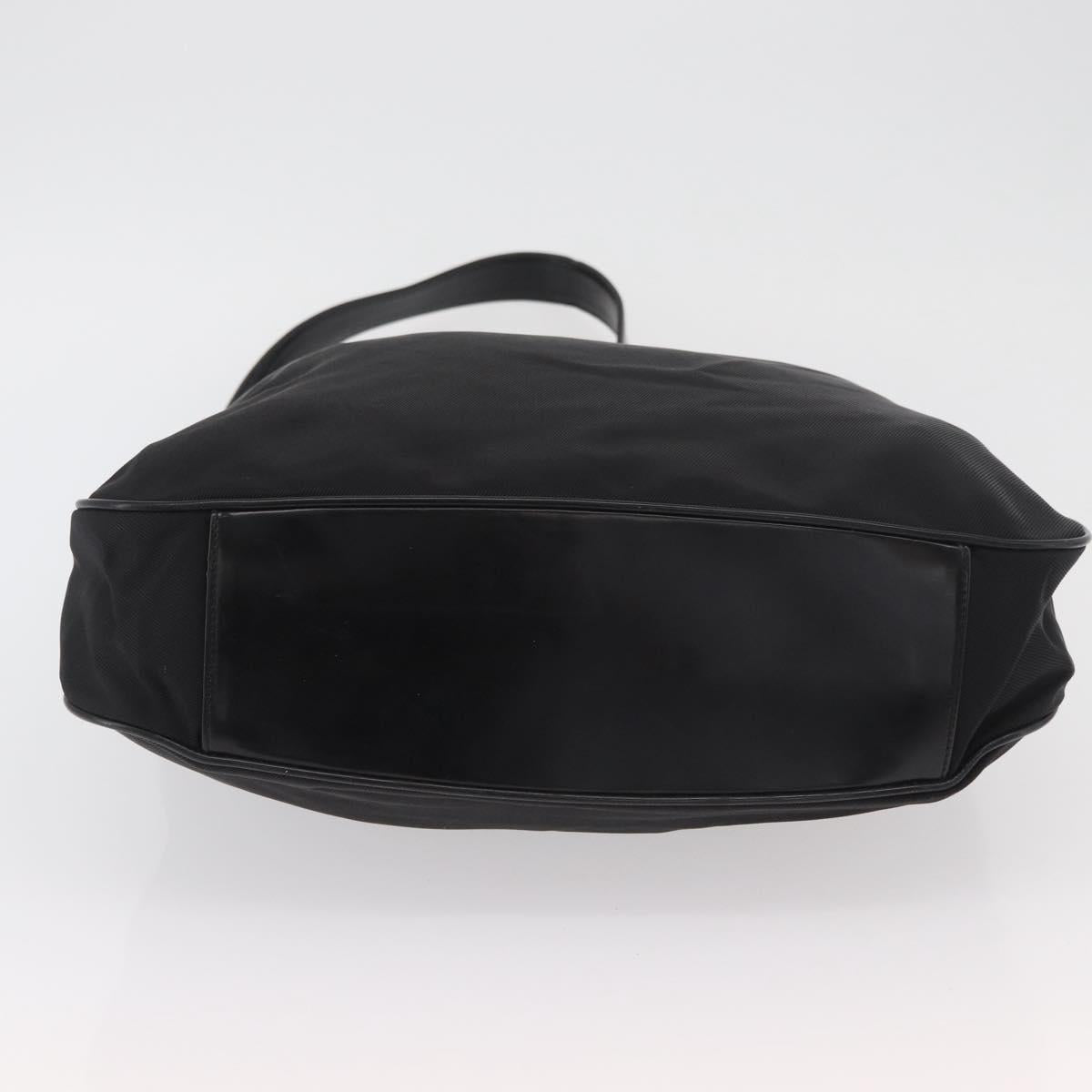 GUCCI Bamboo Shoulder Bag Nylon 2way Black Silver 001 2852 1577 5 Auth AMZ012