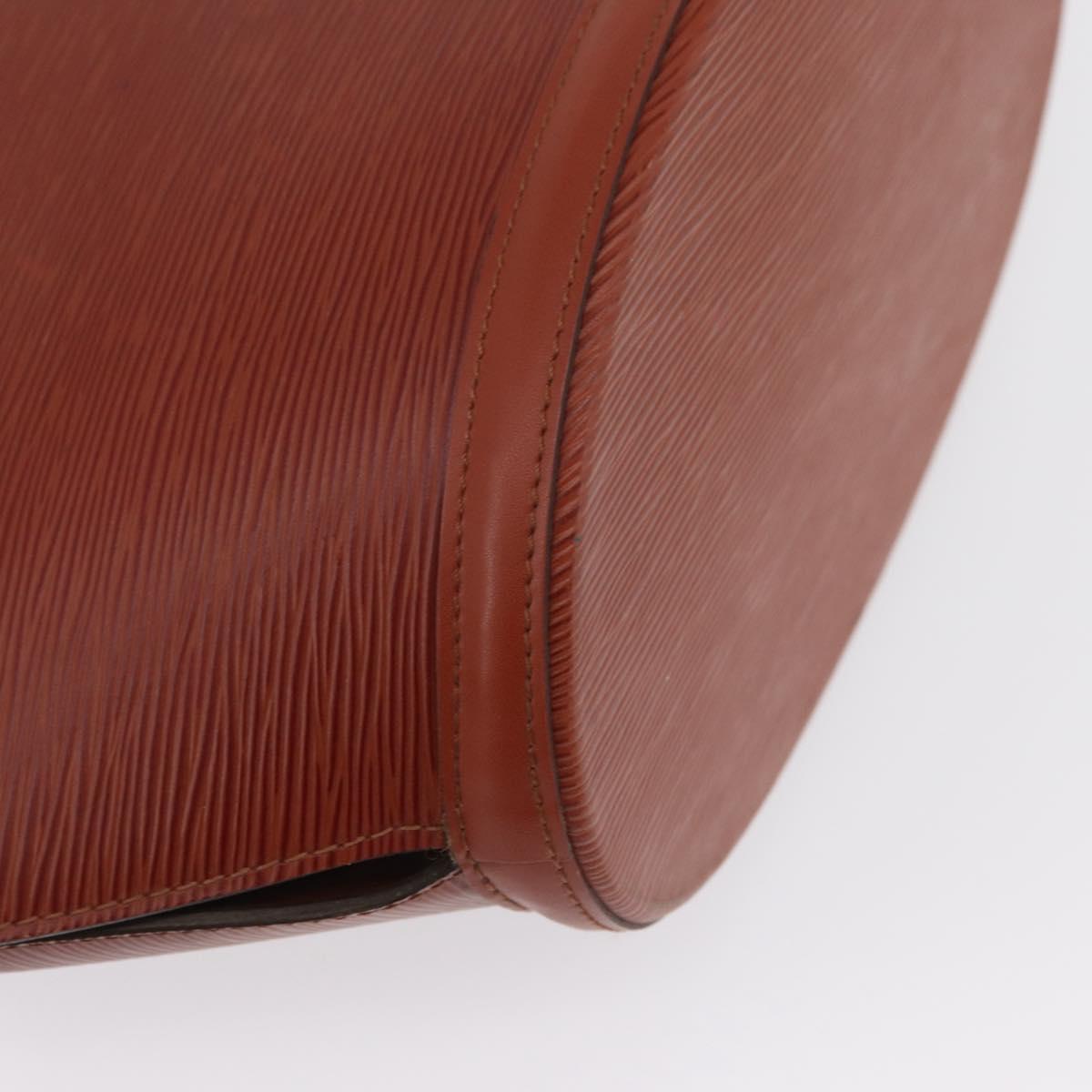 LOUIS VUITTON Epi Saint Jacques Shopping Bag Brown M52263 LV Auth AMZ020A