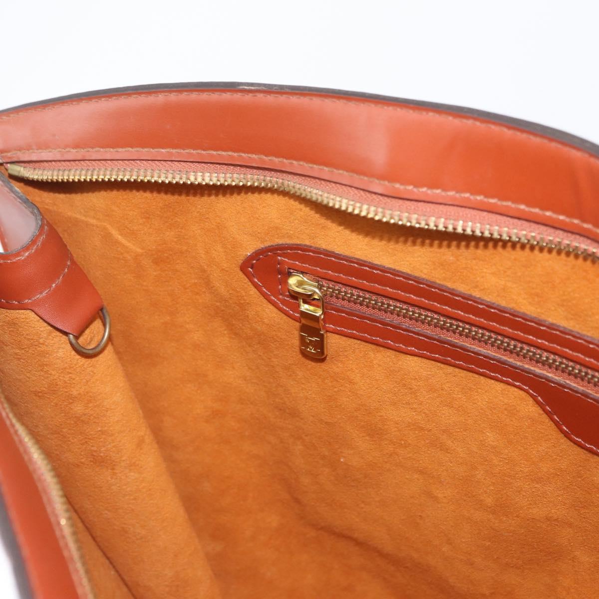 LOUIS VUITTON Epi Saint Jacques Shopping Bag Brown M52263 LV Auth AMZ020A