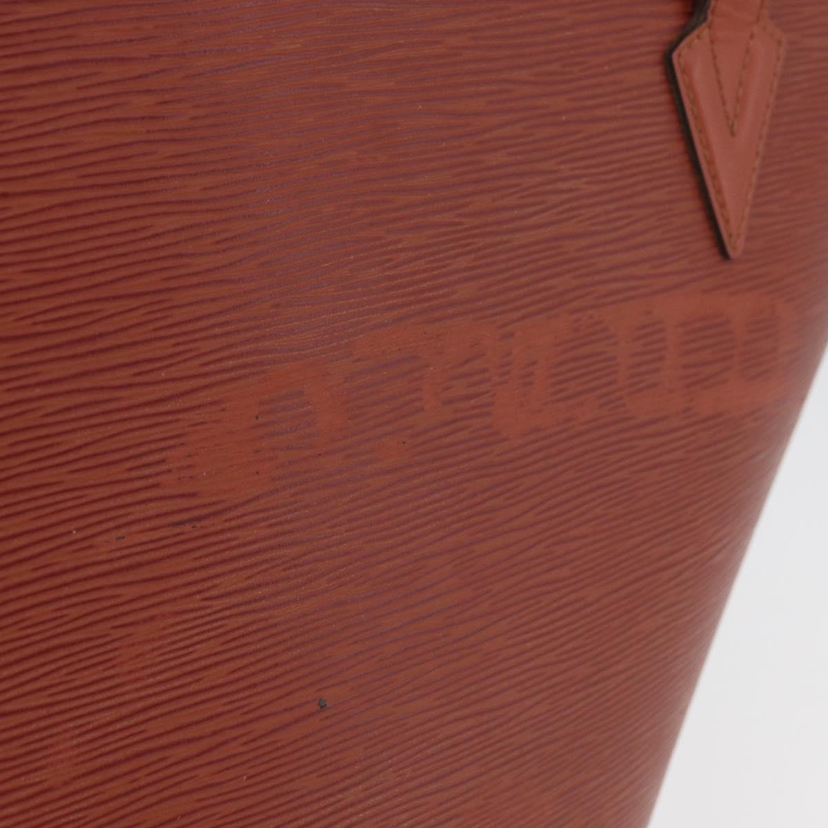 LOUIS VUITTON Epi Saint Jacques Shopping Bag Brown M52263 LV Auth AMZ020A