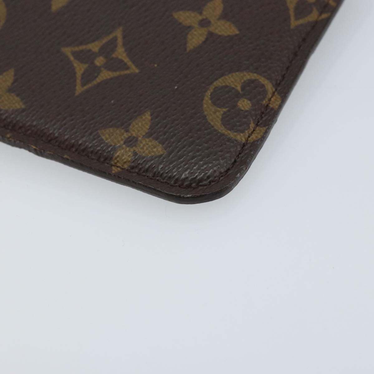 LOUIS VUITTON Monogram Etui Lunette MM Glasses Case M66544 LV Auth AMZ031A