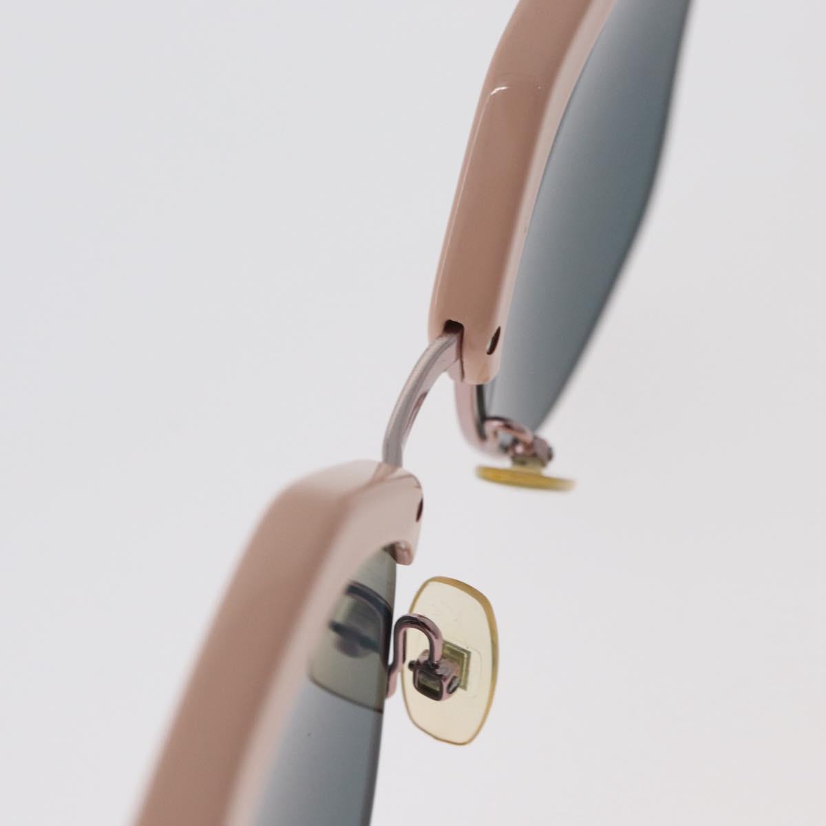 FENDI Sunglasses metal Pink Auth AMZ039A