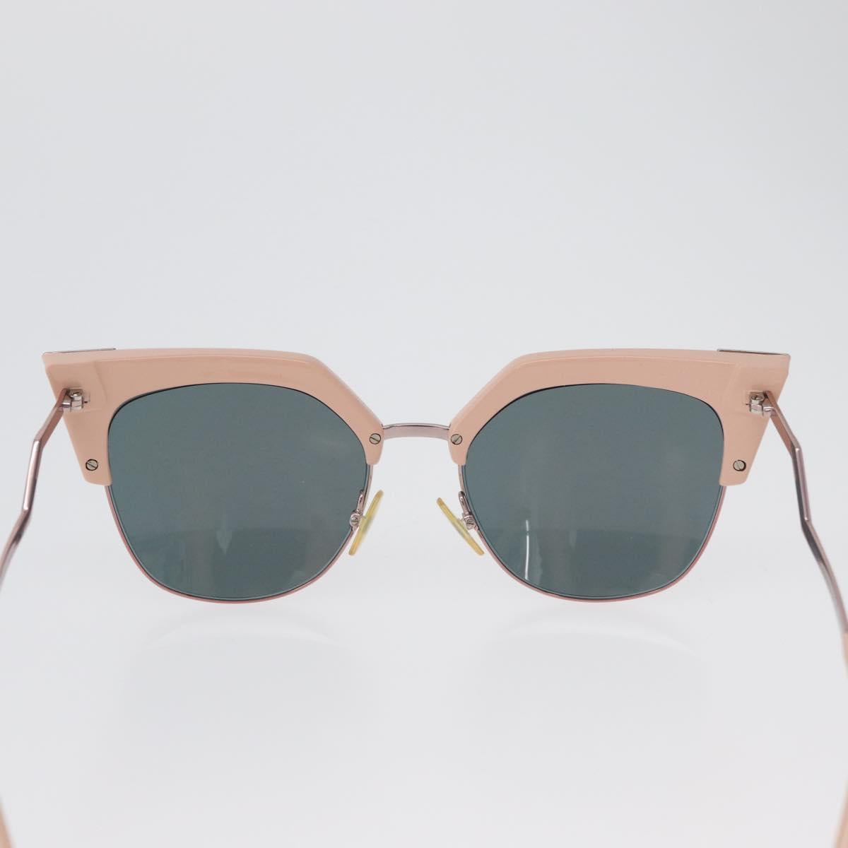 FENDI Sunglasses metal Pink Auth AMZ039A