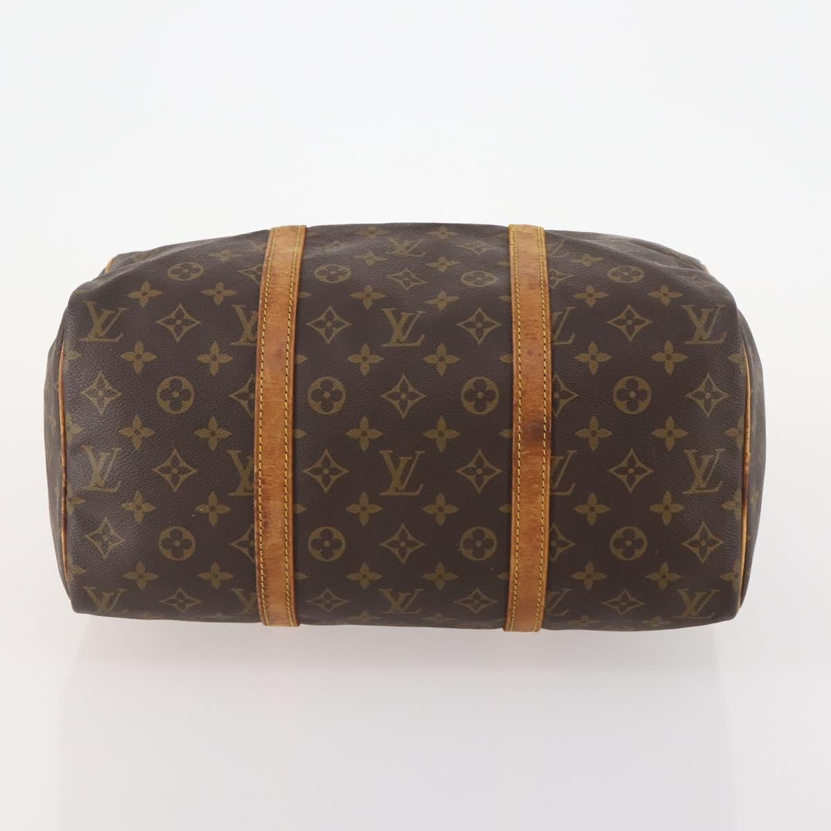 LOUIS VUITTON Monogram Sac Souple 35 Boston Bag M41626 LV Auth AMZ042