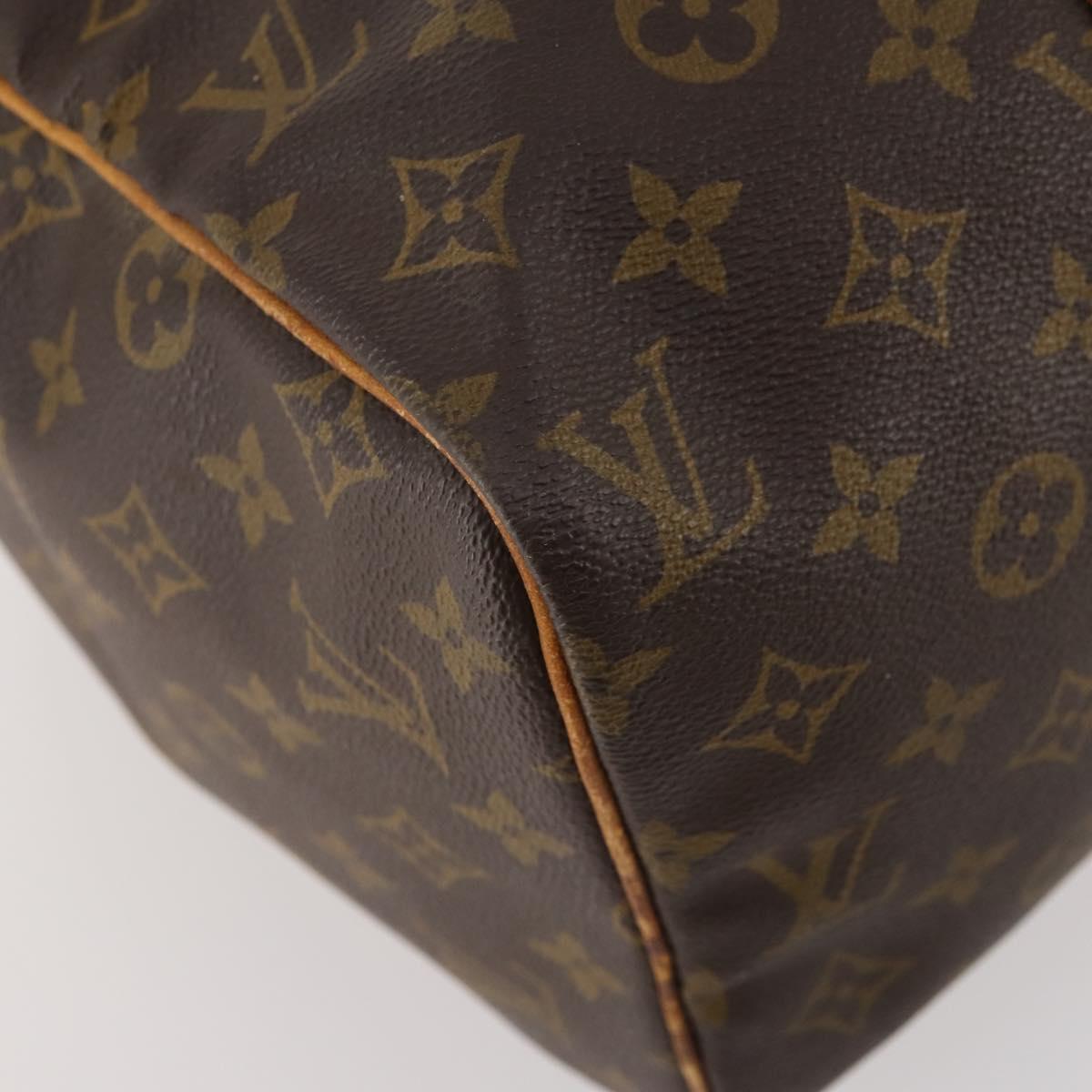 LOUIS VUITTON Monogram Sac Souple 35 Boston Bag M41626 LV Auth AMZ042