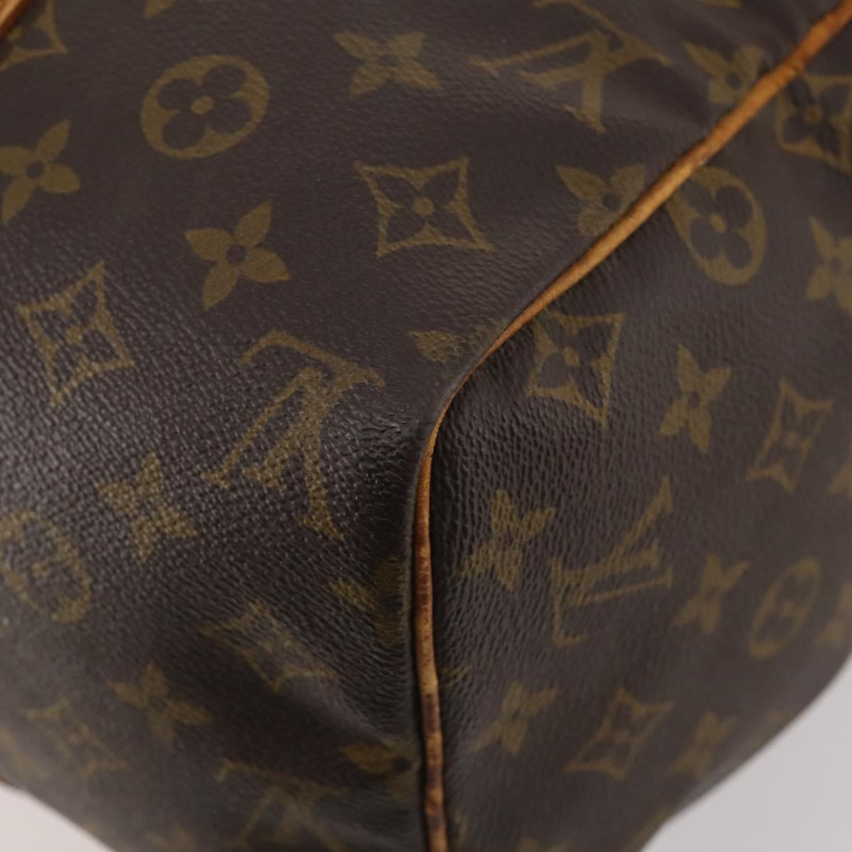 LOUIS VUITTON Monogram Sac Souple 35 Boston Bag M41626 LV Auth AMZ042