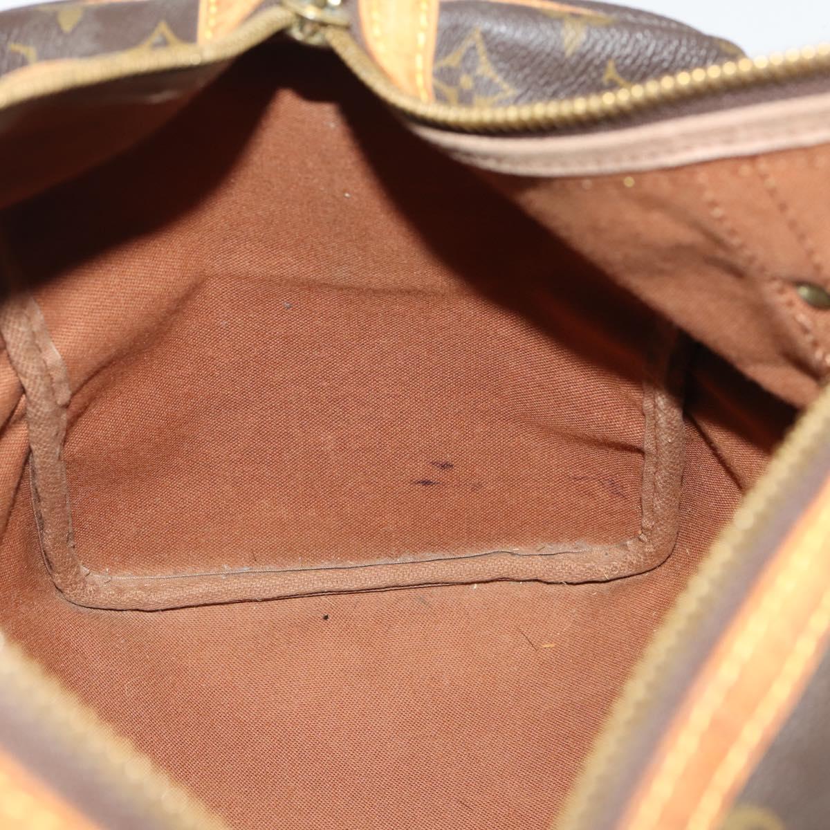 LOUIS VUITTON Monogram Sac Souple 35 Boston Bag M41626 LV Auth AMZ042
