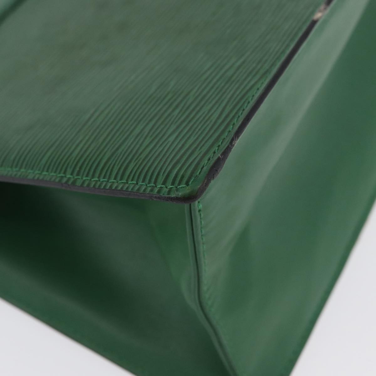 LOUIS VUITTON Epi Trousse Crete Pouch Green M48404 LV Auth AMZ046